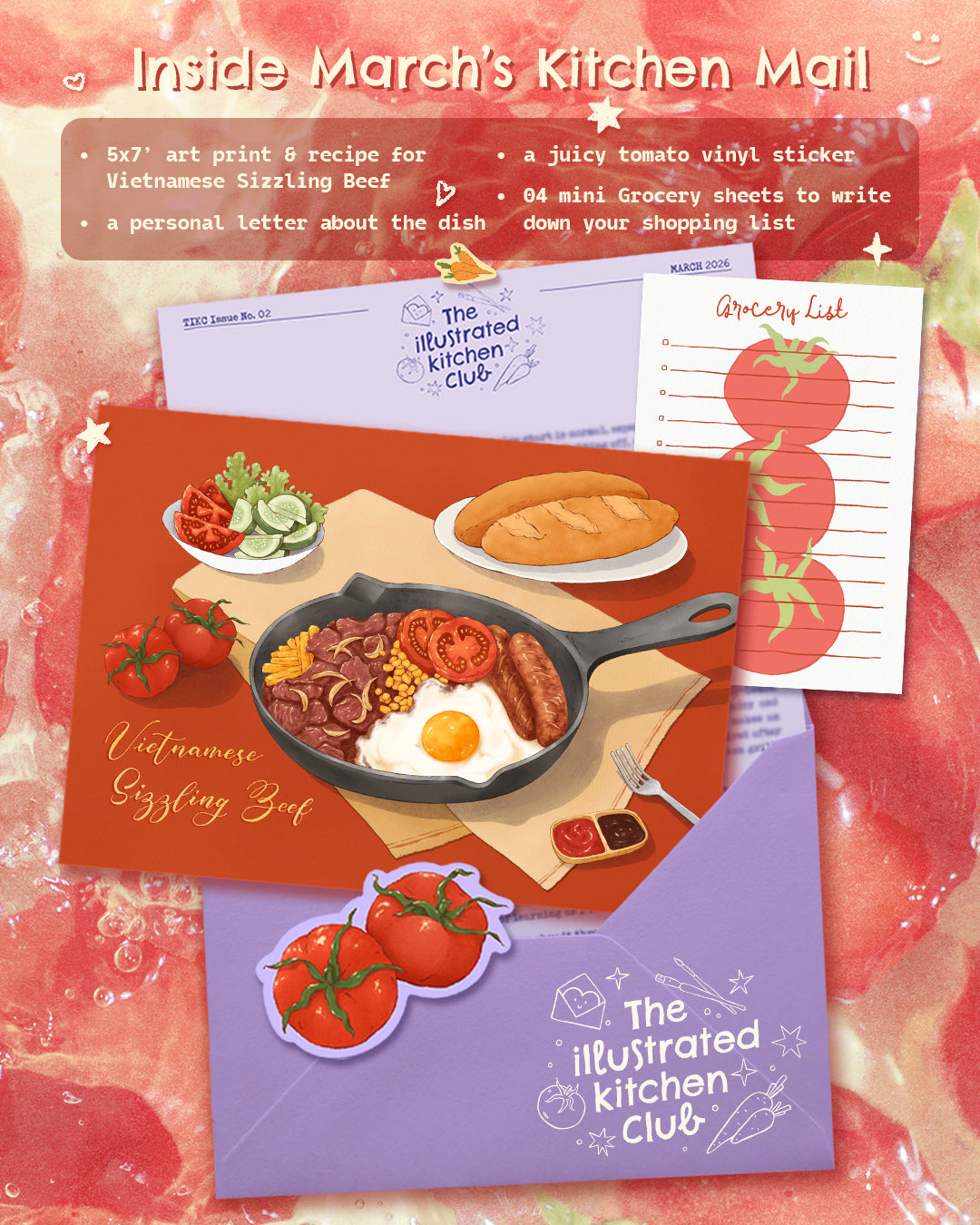 The Illustrated Kitchen Mail Club #2 MARCH 2026