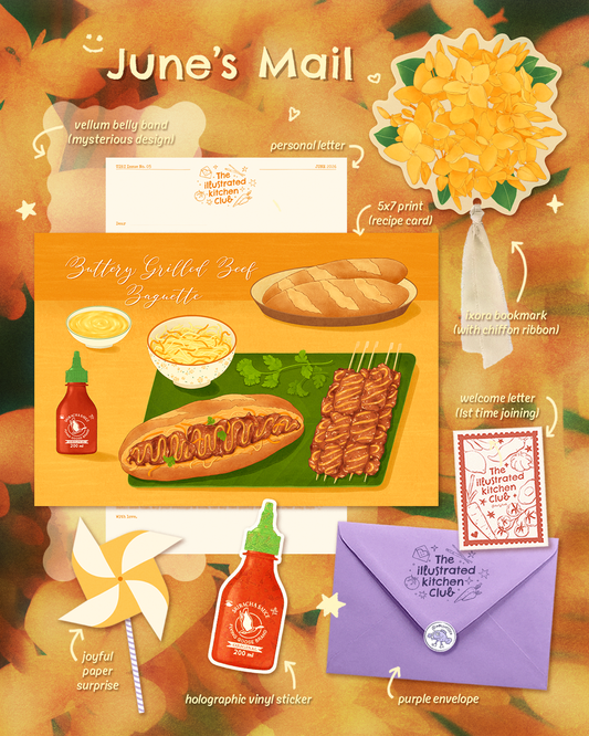 The Illustrated Kitchen Mail Club #5 JUNE 2026