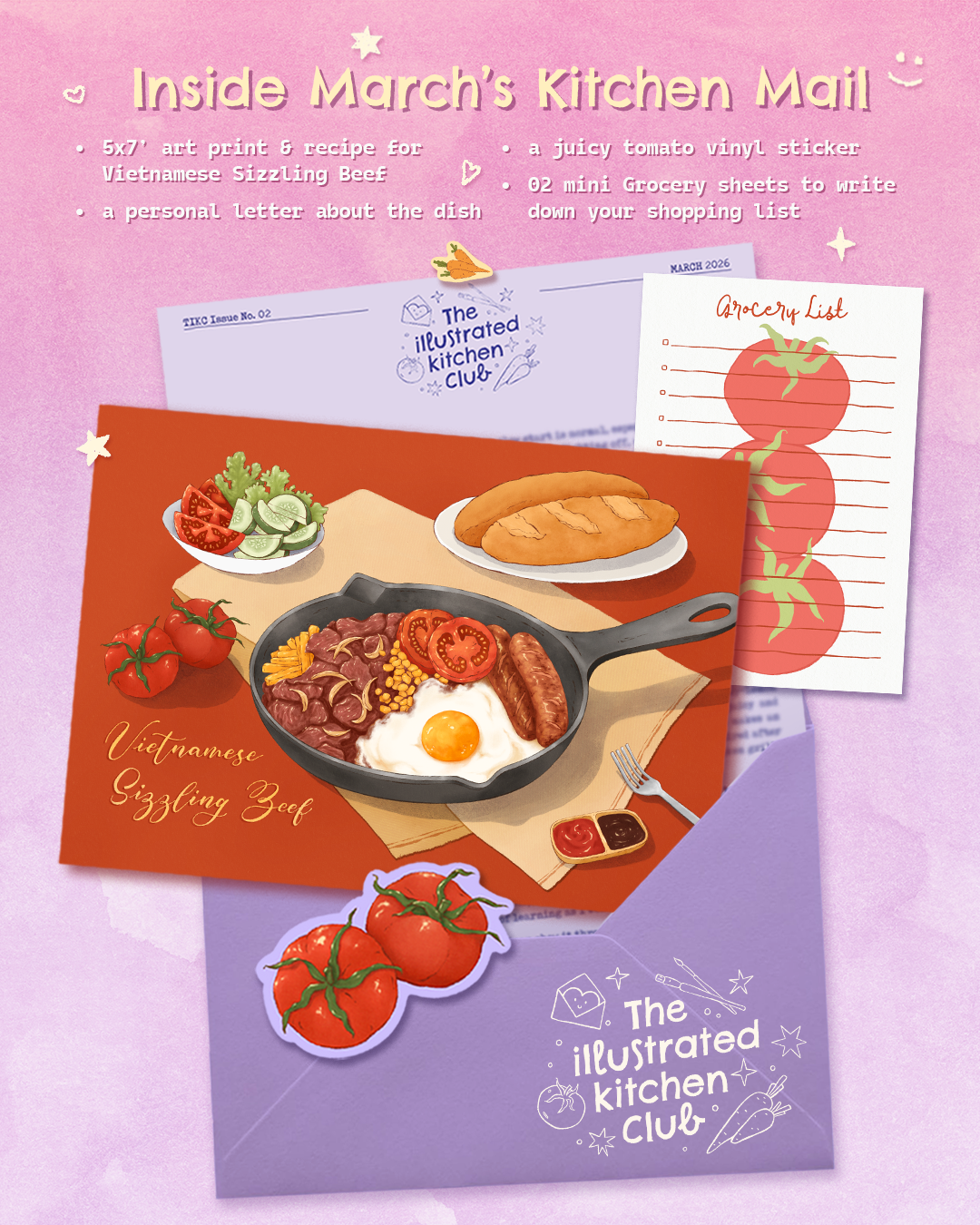 The Illustrated Kitchen Mail Club #2 MARCH 2026
