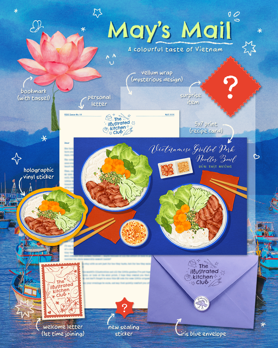 The Illustrated Kitchen Mail Club #4 MAY 2026