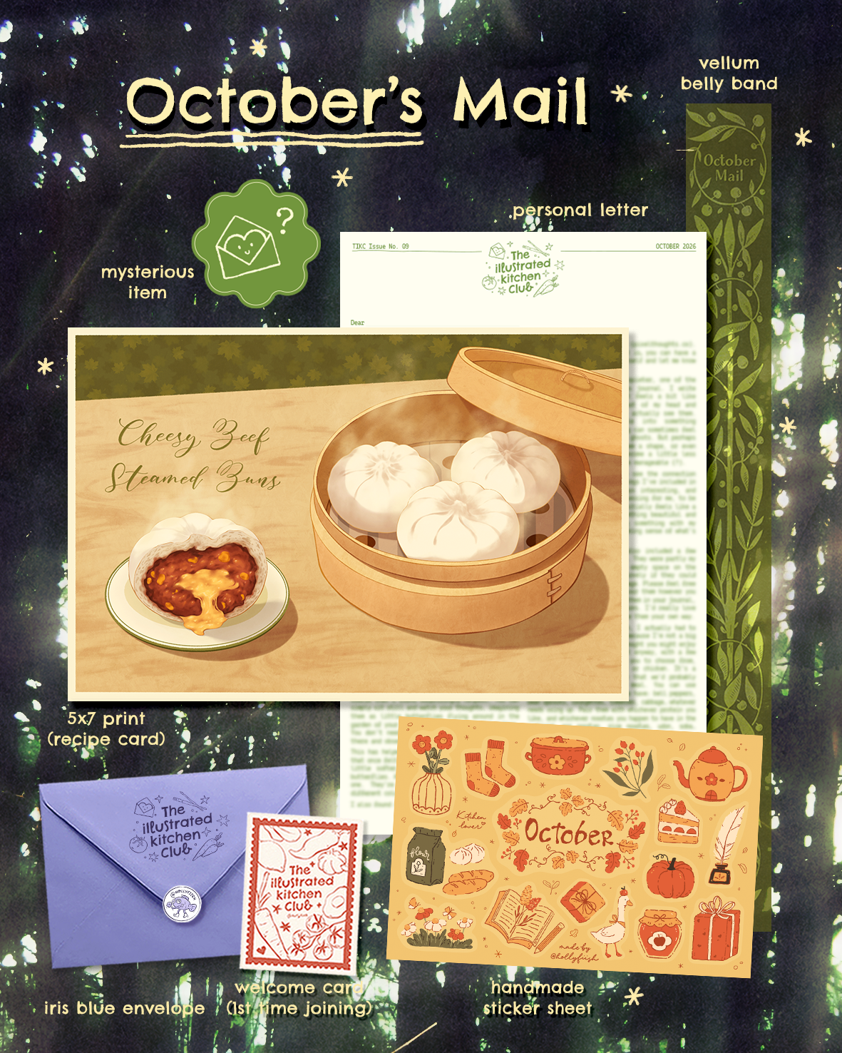 The Illustrated Kitchen Mail Club #9 OCTOBER 2026